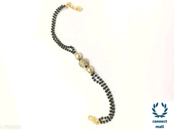 Gold plated Hand Mangalsutra/Bracelet - Alloy, Charm, Multipack :1